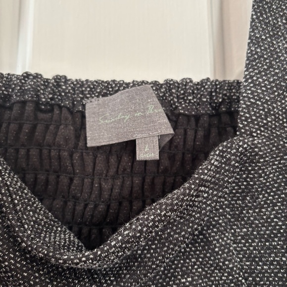 Anthropologie Wide Strap Tank - Charcoal Gray - Picture 4 of 4